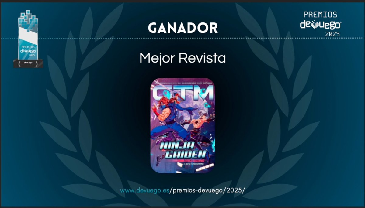 ¡Buenos días de lunes! 🌅

¡Hoy nos levantamos muy contentos por el reconocimiento de «Mejor Revista» en los premios <a href="/DeVuego/">DeVuego ®</a>!

¡Mil gracias por el cariño y el apoyo! 🫶