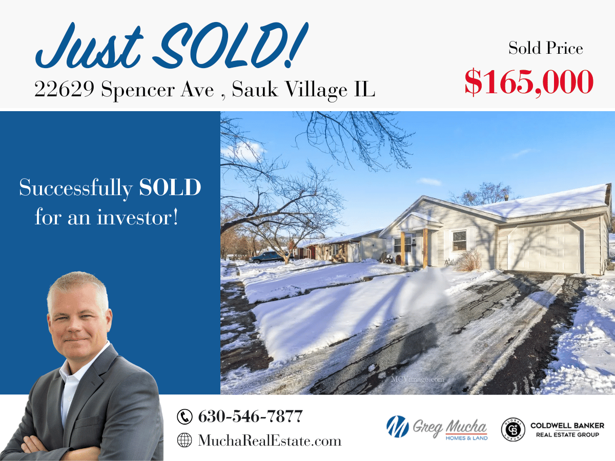 Successfully 𝑺𝑶𝑳𝑫  another property for an investor!  🏡 💰 - Whether you’re looking to buy, sell, or grow your investment portfolio, I’m here to guide you every step of the way. Let’s connect today! ☎️ 630-546-7877  🔗 MuchaRealEstate.com
#mucharealestate #muchahomes