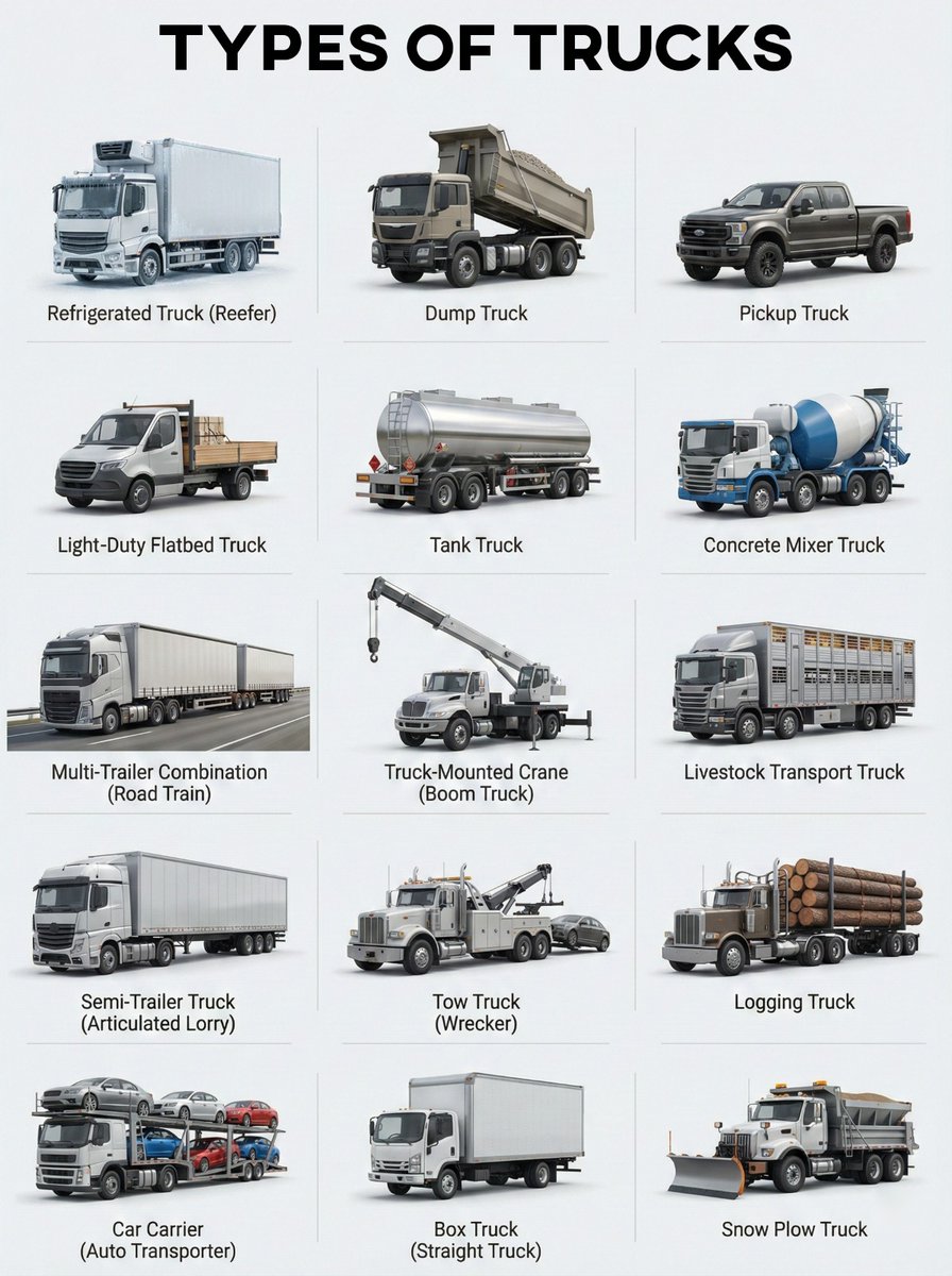 Types of trucks