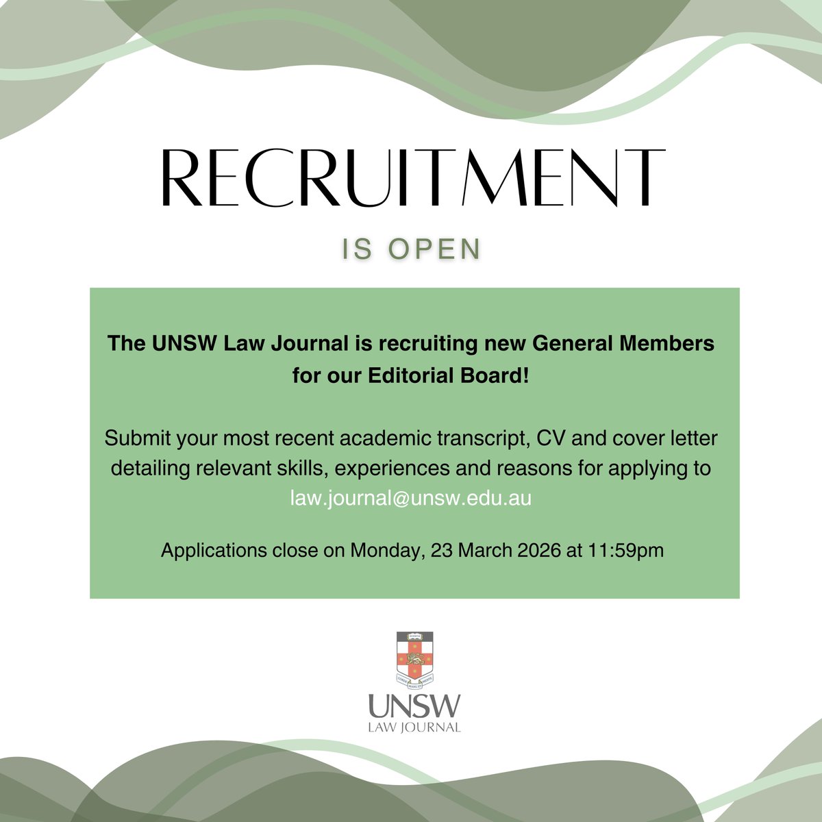 UNSW Law Journal tweet media