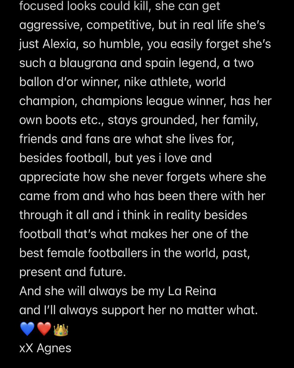 findingAP11's tweet image. i’ve had so many setbacks &amp;amp; happy moments too &amp;amp; she is whose energy is always with me through it all, the female player i’d wanted to look up to as a little kid, at 26 i finally found her, it just took me until late 2024 😂 pero 2026 es en mi corazón siempre ❤️🥹
@alexiaputellas
