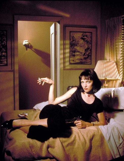 TheCinesthetic's tweet image. Uma Thurman as Mia Wallace in Pulp Fiction (1994)