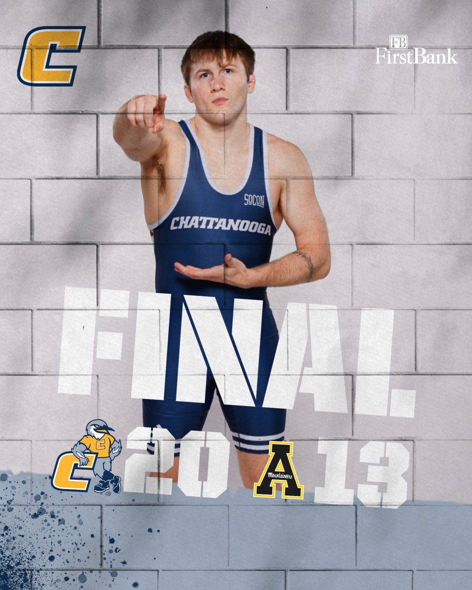 Next up: at Bellarmine next Sunday. Shot <a href="/SoConSports/">The Southern Conference</a> title on the line #MatMocs