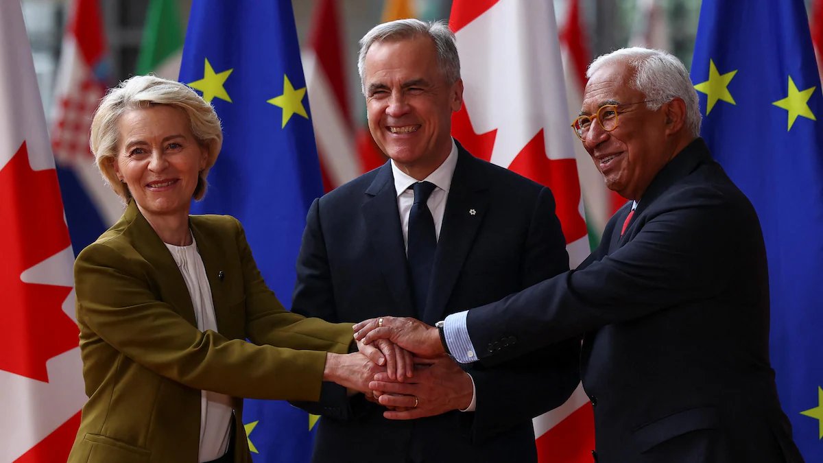 [ 🇨🇦 CANADA | 🇪🇺 UNION EUROPÉENNE ]

🔸 Le Canada annonce son adhésion officielle au programme européen SAFE d'approvisionnement en défense, devenant le premier pays non européen à y participer.

Les frais d'adhésion s'élèvent à 10 millions d'euros, proportionnels aux retombées