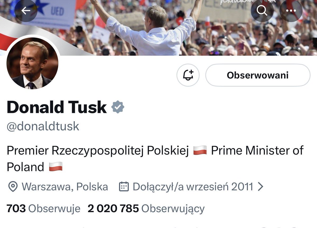 Och nie🫢
Tusku…, mnie?  Błąd‼️
<a href="/donaldtusk/">Donald Tusk</a>