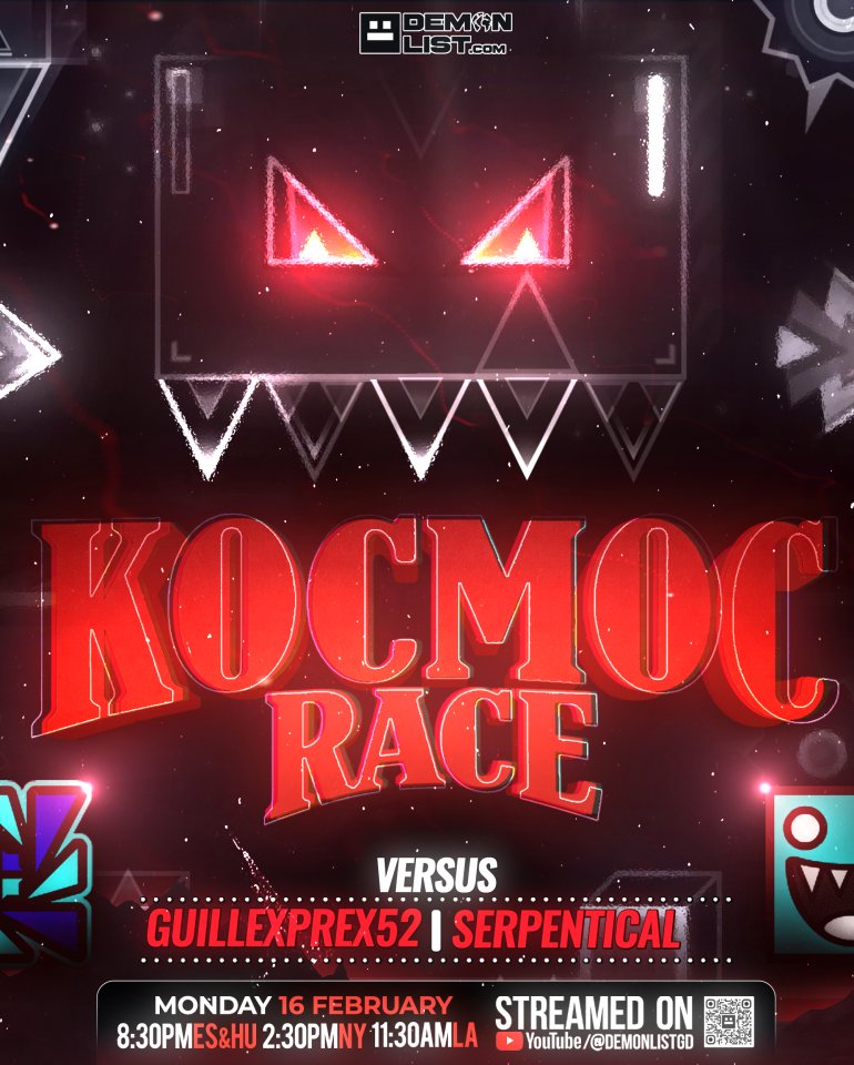 DemonList's tweet photo. TOMORROW 🗓️

🇪🇸 @GuilleNS20 v.s. @serpentical 🇭🇺 https://t.co/Z1XUA5Dm4U