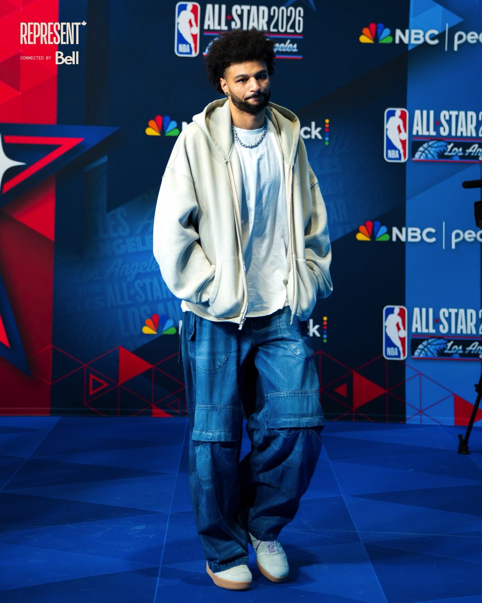 NBACanada's tweet image. Jamal Murray 🇨🇦 arrives ahead of his #NBAAllStar debut! ⭐️ 

#REPRESENT connected by @bell.