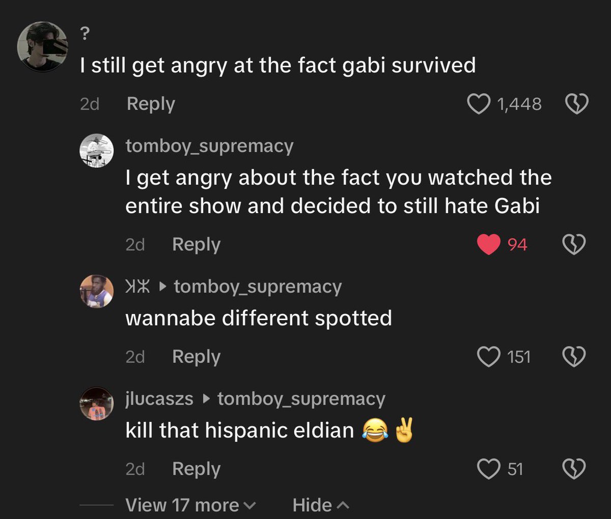 Yall are fucking weirdos