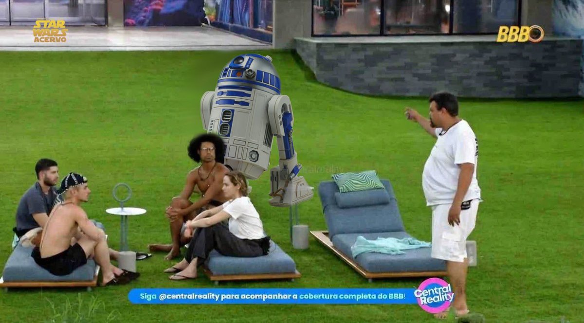 Juliano: “Estou pensando em votar no Jonas nesta semana”

Babu: “Beleza, mas o que o R2-D2 está fazendo aqui?”

R2-D2: *beeps aguçados*

#BBB26