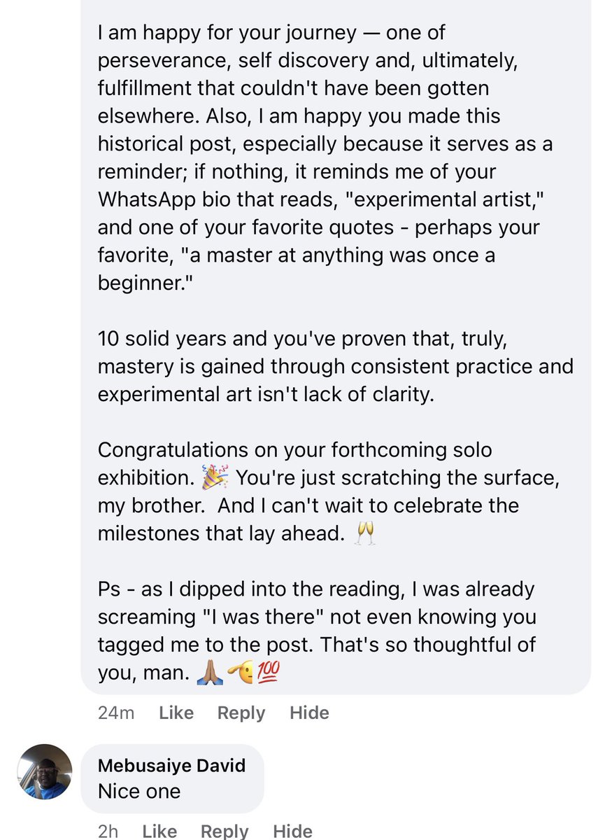 AkoloEmma's tweet photo. Memories. Happy Memories. Thank you for existing @gifted_lilsam 

Kindly swipe right to continue reading. 

Join me for my first solo exhibition: “UNFINISHED NARRATIVES”

This collection is the result of personal struggles, trials, errors, and those quiet, disciplined hours between midnight and dawn. It is a new body of figurative paintings that represent the bricks I’ve been laying, one by one, for a decade.

• Date: March 6, 2026
• Time: 7:00 PM – 9:00 PM
• Location: Niagara Falls Exchange.

Come and experience the progression. The story isn’t finished yet, but I’d love for you to be part of this chapter.