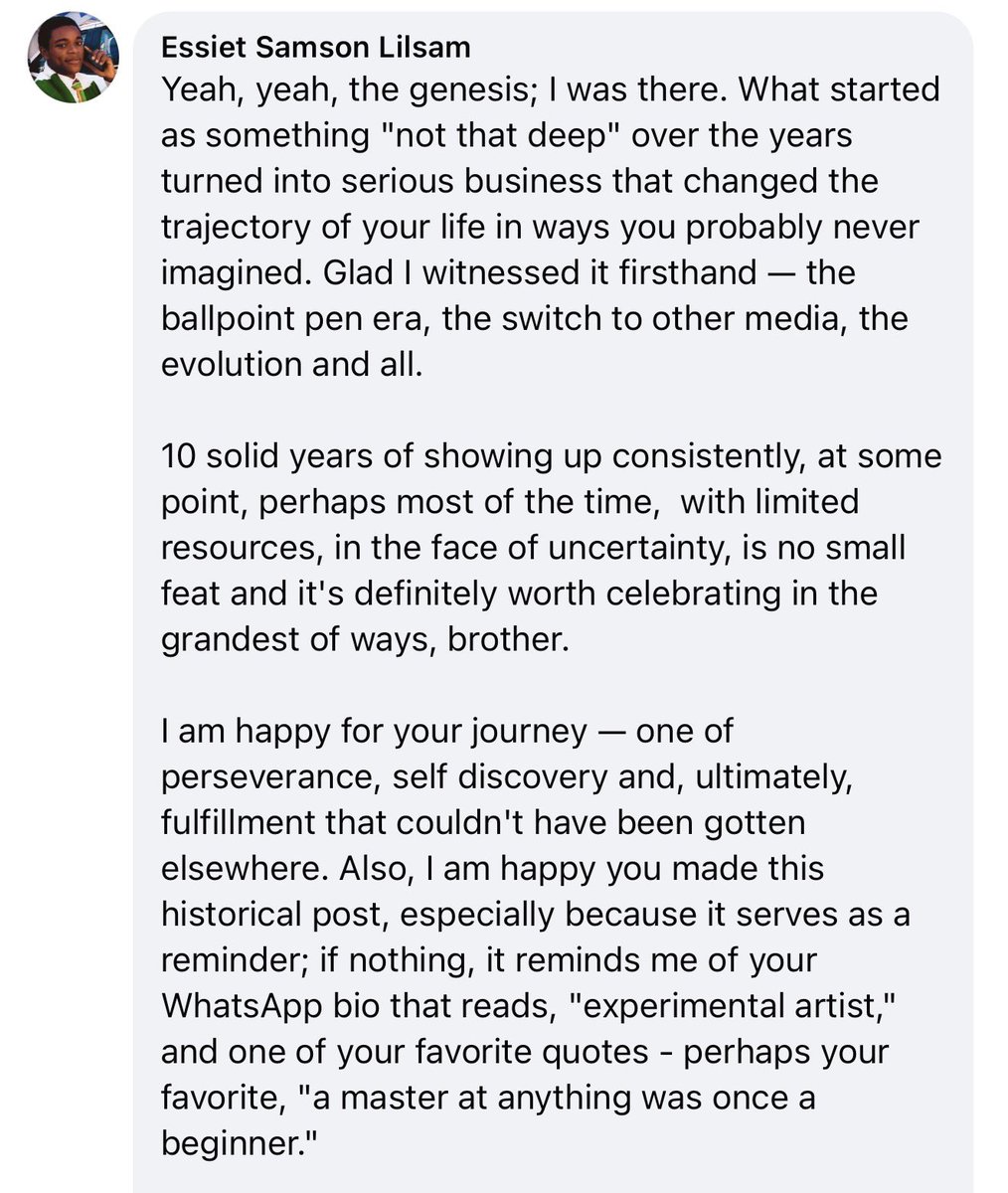 AkoloEmma's tweet photo. Memories. Happy Memories. Thank you for existing @gifted_lilsam 

Kindly swipe right to continue reading. 

Join me for my first solo exhibition: “UNFINISHED NARRATIVES”

This collection is the result of personal struggles, trials, errors, and those quiet, disciplined hours between midnight and dawn. It is a new body of figurative paintings that represent the bricks I’ve been laying, one by one, for a decade.

• Date: March 6, 2026
• Time: 7:00 PM – 9:00 PM
• Location: Niagara Falls Exchange.

Come and experience the progression. The story isn’t finished yet, but I’d love for you to be part of this chapter.