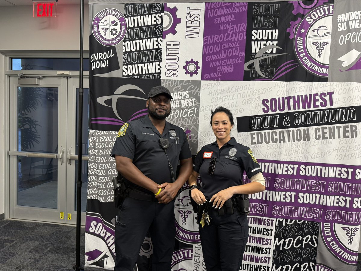 Today we recognize our outstanding SROs serving multiple campuses. Your diligence and commitment ensure our students and staff feel secure and supported every day! @suptDotres
<a href="/mantilla1776/">Rene Mantilla</a> 
<a href="/fox1914/">Reginald J. Fox</a>
<a href="/susymauri/">Susana Mauri</a>
@mjlewis13
 #YourBestChoiceMDCPS