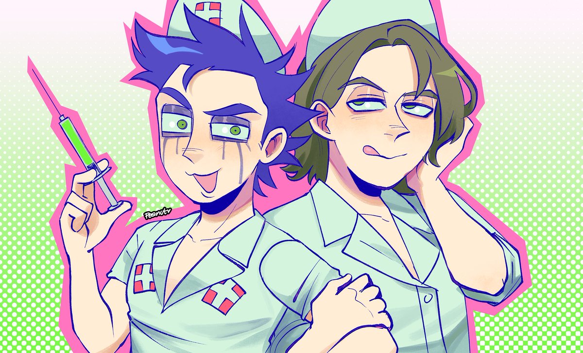 Peanut_IHateYou's tweet photo. Nurse Billie and nurse Gerard n_____n
#mcr #gdtwt https://t.co/4K3lNfoaab