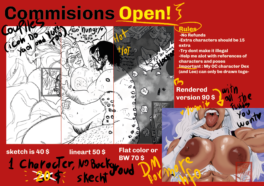 Comms Open GhostMaker Art🔞 tweet media