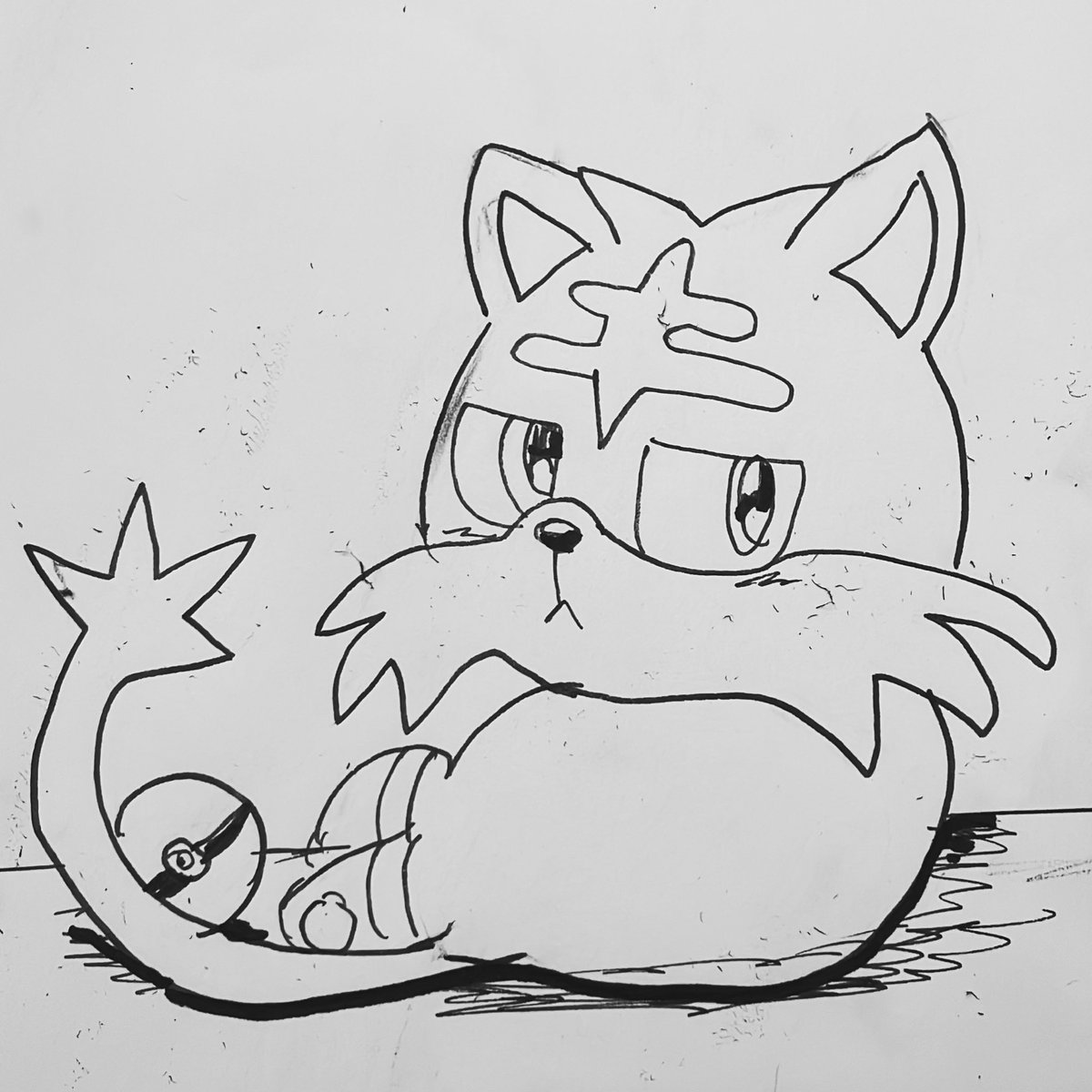 Just a random litten from Pokémon.

#drawingartwork #litten #pokemonfanart #gottocatchthemall #drawingeveryday