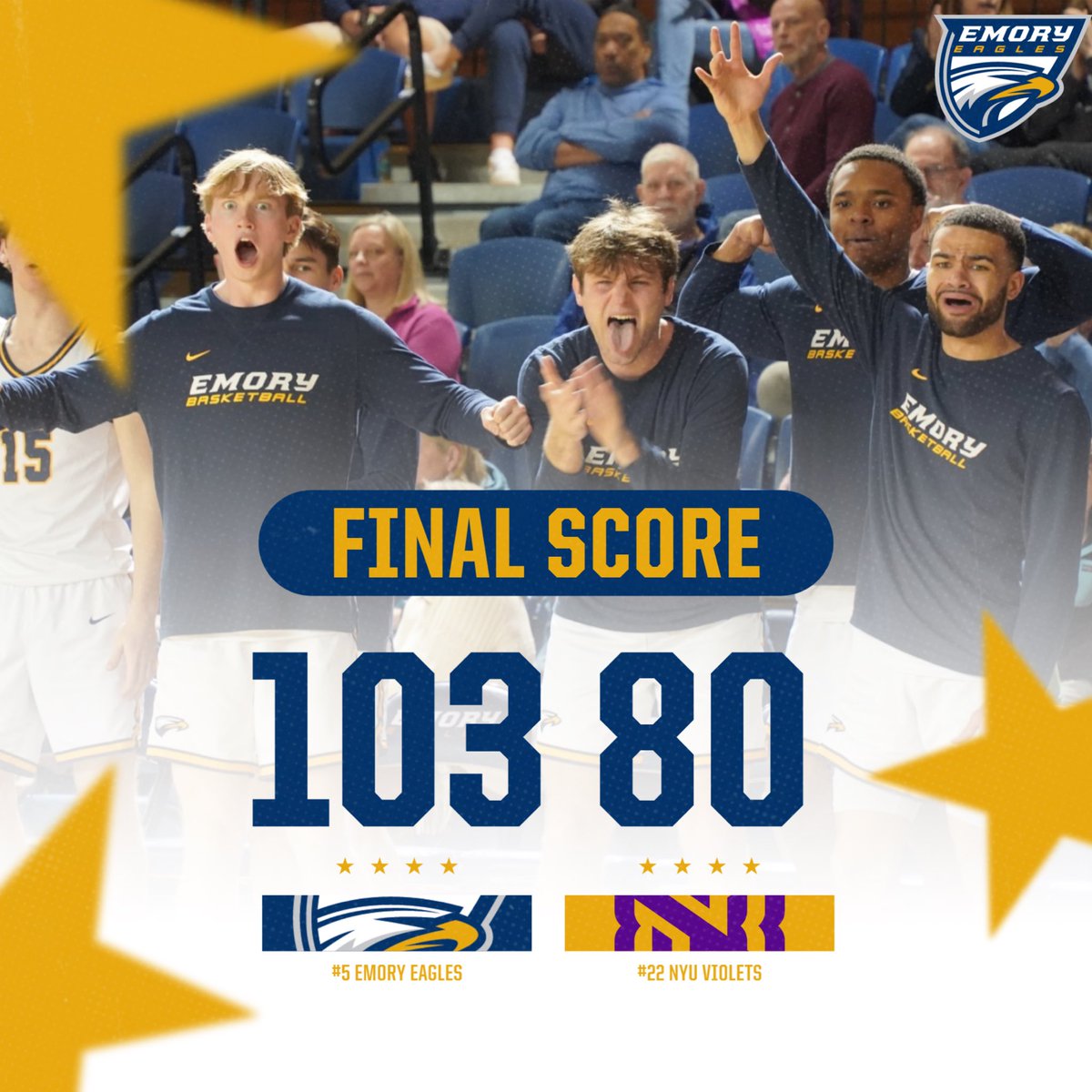 Emory Athletics tweet media