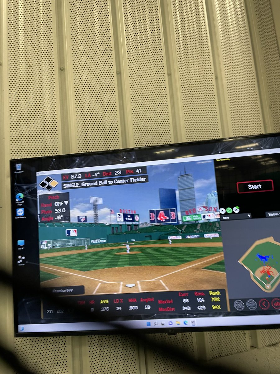 lucas_Behan's tweet photo. Some swings off the hit track from yesterday.  Was sitting 83-85 T90 battling high velo.  2027 #Uncommitted2027 https://t.co/H667q3JyHg