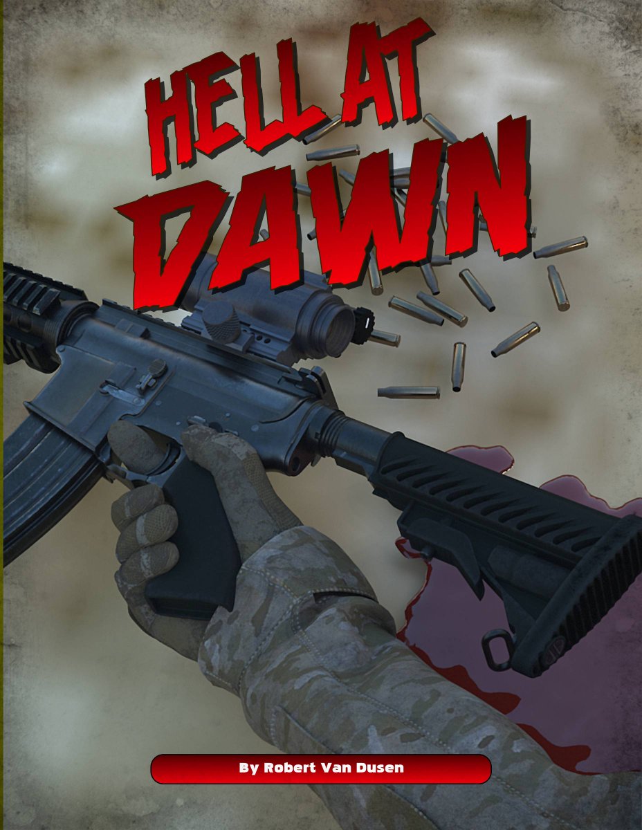 In Zameria, a squad of US soldiers is tasked with protecting UN food convoys. 
Surrounded by chaos and hunted by a deadly militia, they're forced into an impossible stand—fighting for survival as the true nature of their enemy remains a mystery.
Hell At Dawn
Link in first comment