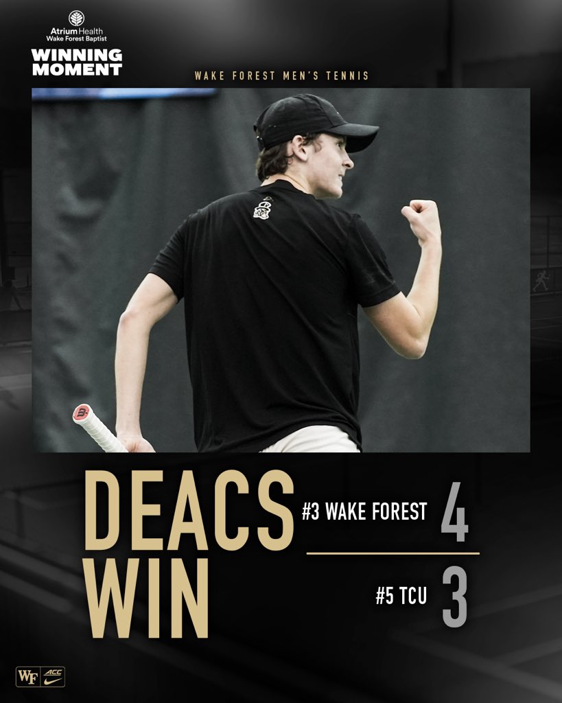 Wake Forest Men's Tennis tweet media