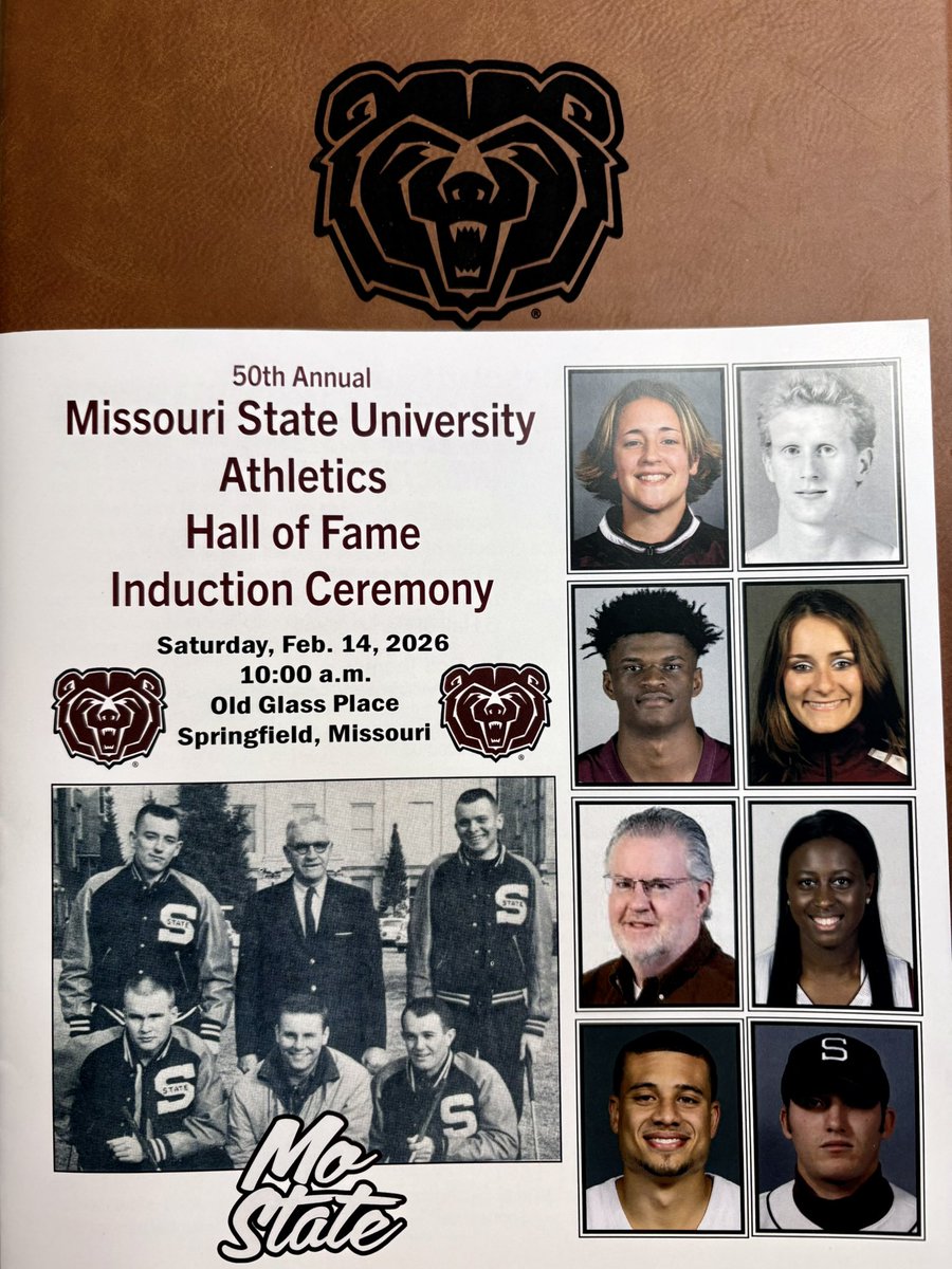IamCoreyRiggs's tweet photo. I could not be more appreciative to be involved in helping to host my first @MissouriStBears Hall of Fame enshrinement for its 50th class on Saturday. So many great Bears with great stories. It was a great day and I hope all the inductees enjoyed it as I did 🐻#WeAreMoState https://t.co/z40kTJH5p3