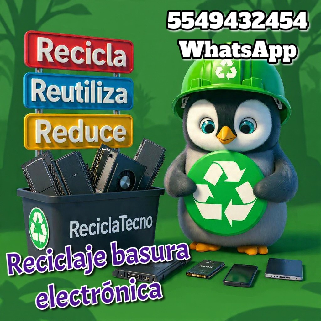 Reciclamos equipo de cómputo obsoleto, celulares, computadoras, monitores

<a href="/Reciclatecno/">♻️ @Reciclatecno🦎💻📱🖥️ YouTube°</a> 

#Mexico #CDMX #DF #reciclaje #reutiliza #recicla