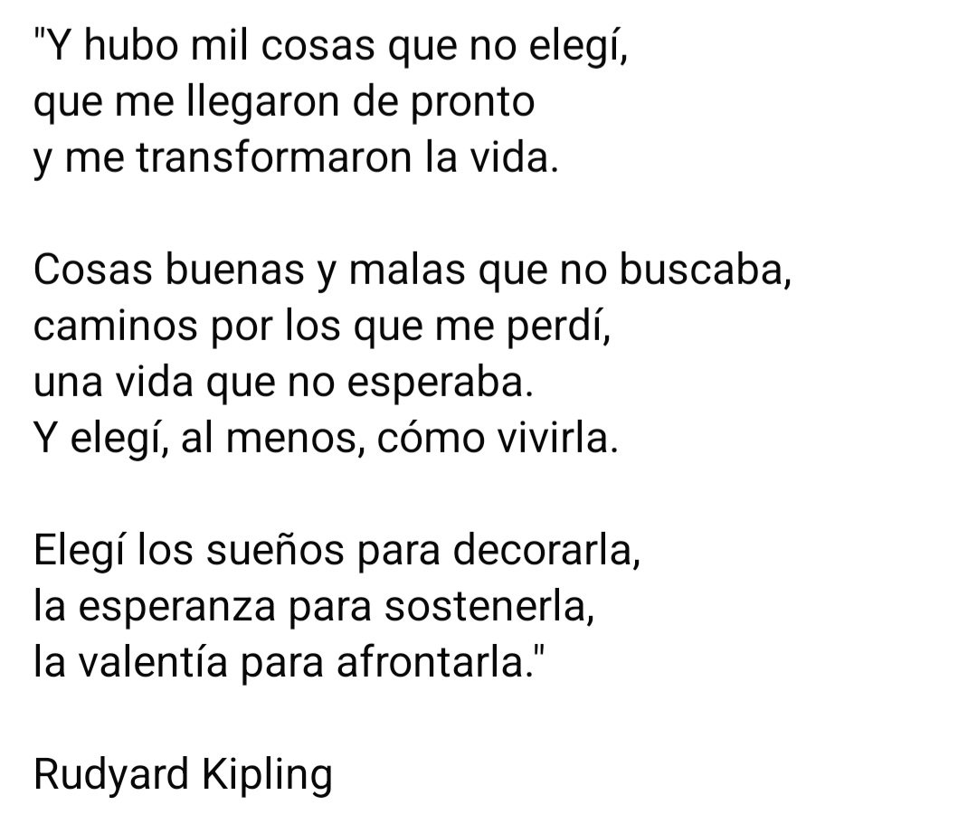 Lo que podemos elegir