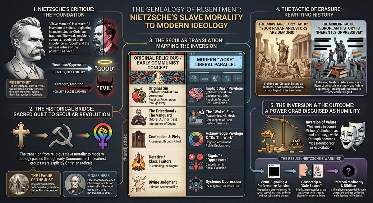 Actually, the Romans, the Greeks, the Celts, the Germanics among many others already had morals.

WoKKKenism comes from Christianity, which is every bit as much of an invasive sandbox religion as Islam.