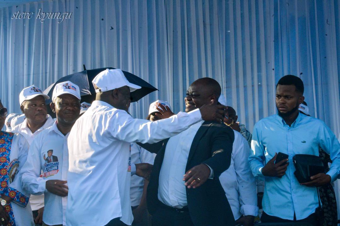 JolMongu2's tweet photo. #44ansUDPS:  Absent du pays, l’Hon. @VitalKamerhe1, invité spécial du 44è anniv. de l’@udptshisekedi s’est fait représenter par le Sec. Gén. de l’@uncrdc, S.E @BillyKambale1 dont la présence remarquable a été saluée par la base de ce parti allié.

@AugustinKabuyaT @BunkuluYves https://t.co/Tnqmi50ynf