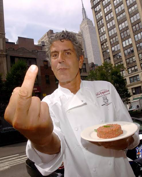 TheCinesthetic's tweet photo. Anthony Bourdain called Ratatouille “the best food movie ever made” — praising its attention to detail, like the realistic burns on the chefs’ arms. 

He said they truly “got it right,” and even received a thank you credit for his early input on the film. https://t.co/ImH78ZafHh