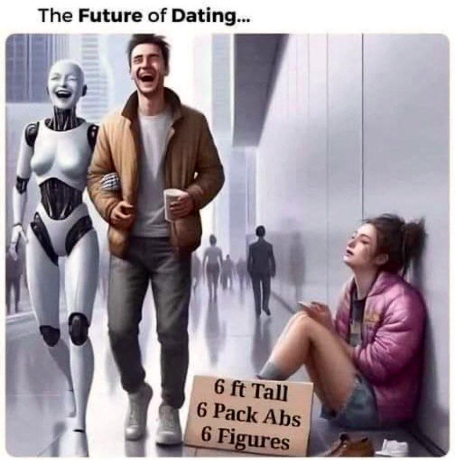 Kinda crazy that women are so ridiculous were literally creating robots to replace them lmao what a twist 🤣