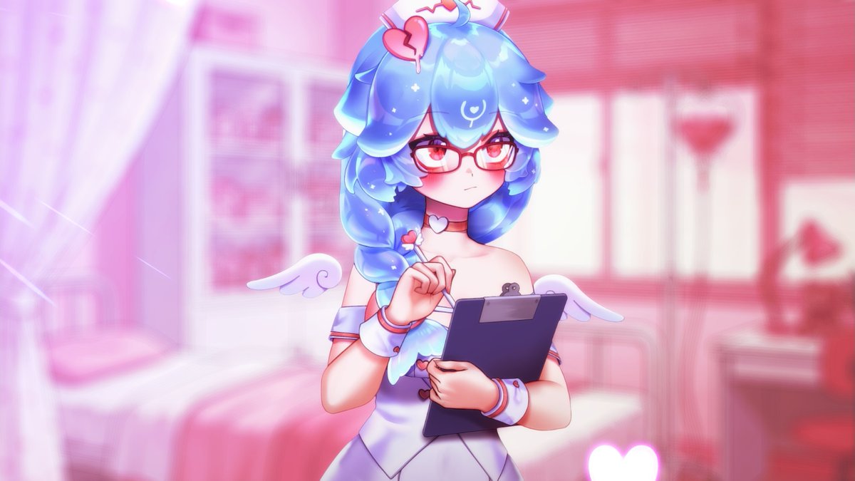 baovtuber's tweet image. Hmm, should I give the patient an aphrodisiac or a horse pain killer?