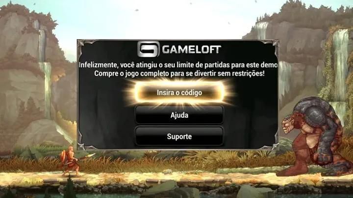 Galera fazendo meme, mas seria incrível se a Gameloft viesse feito o novo God of War.