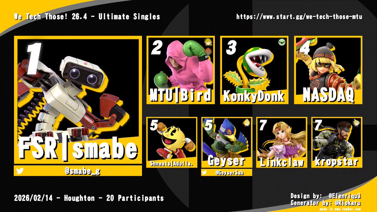 Upper Peninsula Smash! tweet media