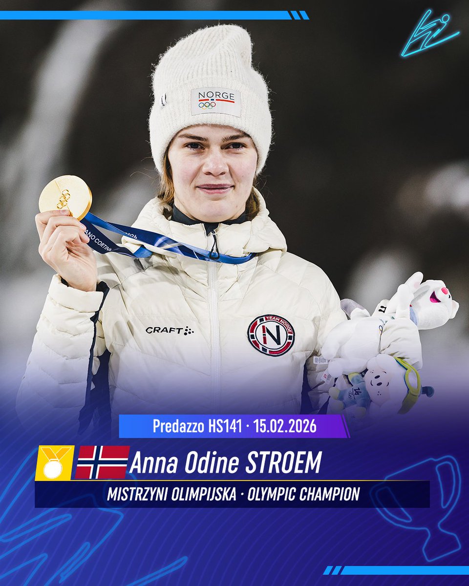 Skijumpingpl's tweet image. Medalistki konkursu indywidualnego na dużej skoczni #MilanoCortina2026!

🥇🇳🇴 Anna Odine #Stroem
🥈🇳🇴 Eirin Maria #Kvandal
🥉🇸🇮 Nika #Prevc

#skijumpingfamily