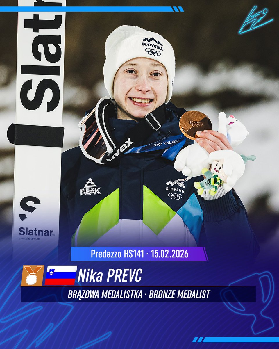 Skijumpingpl's tweet image. Medalistki konkursu indywidualnego na dużej skoczni #MilanoCortina2026!

🥇🇳🇴 Anna Odine #Stroem
🥈🇳🇴 Eirin Maria #Kvandal
🥉🇸🇮 Nika #Prevc

#skijumpingfamily