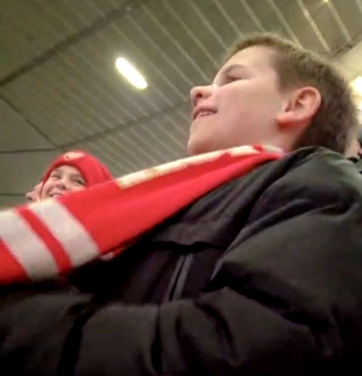 Wrightie7's tweet photo. He loved it… #greatnephew #firstmatch #Arsenal https://t.co/cDTCrRa4XE