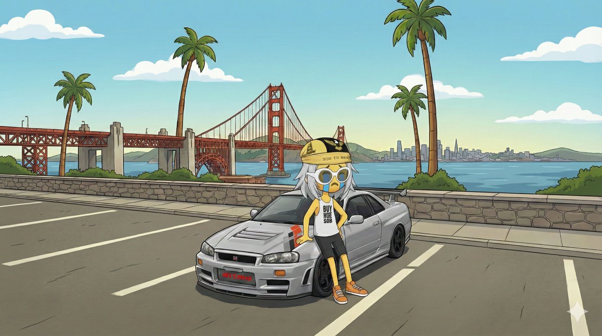 Lets send $SOB to 10m and then all meet up at the Golden Gate Bridge in San Fransisco to celebrate the win! 😭😭😭
I swear if we manage to hit 10m-15m i will arrange a meeting, make sure to buy/rent a fire whip. 😭😭🥳🍾