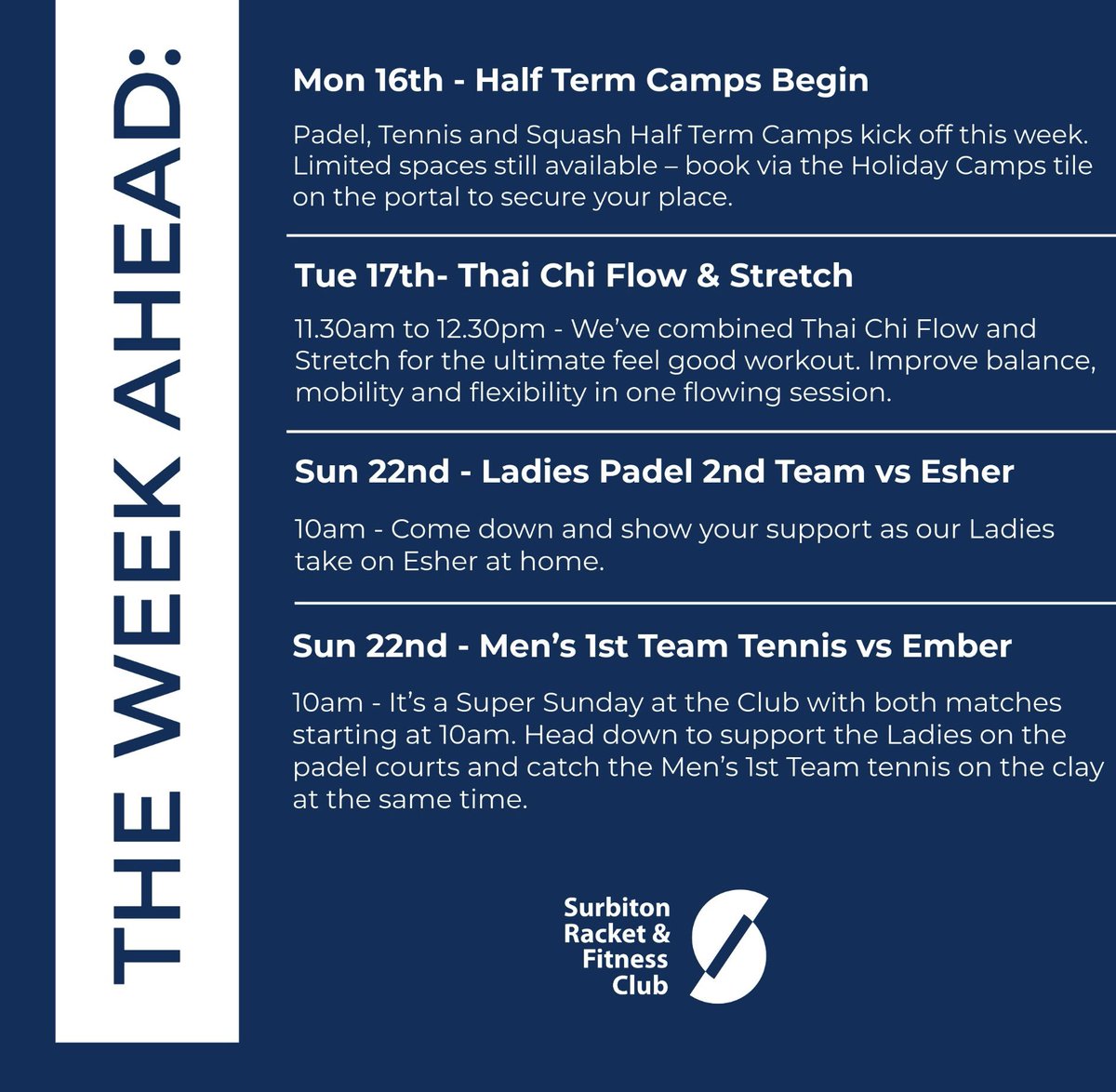 Surbiton R & F Club tweet media