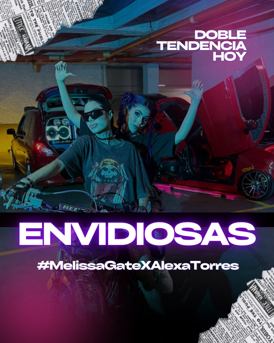 Si tienen problemas con ellas ve y háblalo con Dios… no sean ENVIDIOSAS
#MelissaGateXAlexaTorres 

Meta: 150 comentarios 

Vamos a terminar de posicionarla 🔥 y prepárate para escuchar la canción en YouTube: youtu.be/9Yr3Slp4KbI?si…

#PandillaGateX