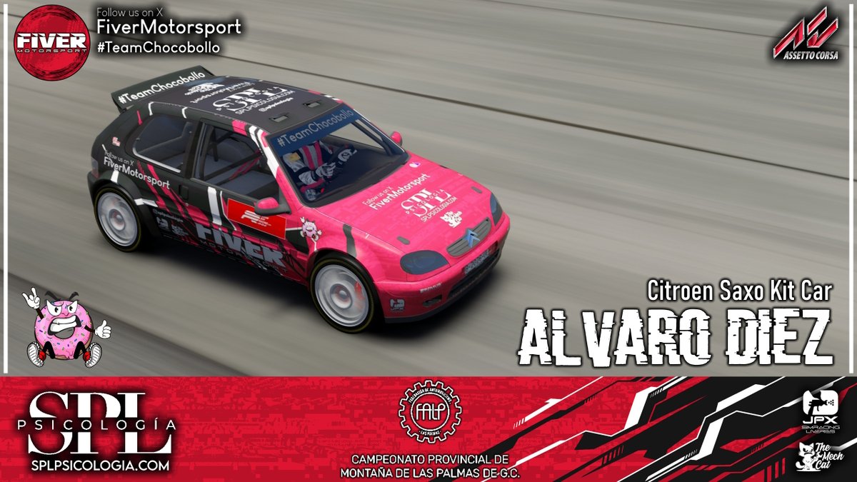 · RACE DAY

· CMV FALP '26 by <a href="/club_simracing/">Club Simracing</a> 
· Subida a Juncalillo

· Álvaro Diez (<a href="/alv10garcia/">Alvaro Diez</a>)
· Citroen Saxo Kit Car

#GoFiver #TeamChocobollo
<a href="/TheMechCat/">The Mech Cat</a> <a href="/SalVATOre_PL/">Vatore 🍍</a>