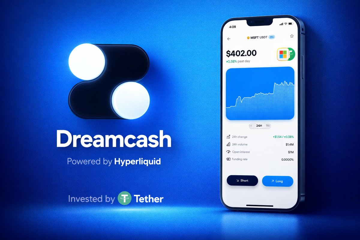 Si comercias con delincuentes, no te pierdas esto: Desarrollado por Hyperliquid

Conoce Dreamcash

<a href="/Dreamcash/">Dreamcash</a> es una aplicación de trading móvil y autocustodia, desarrollada con Hyperliquid. Puedes operar con criptomonedas, al contado e incluso con RWA, todo con USDT como