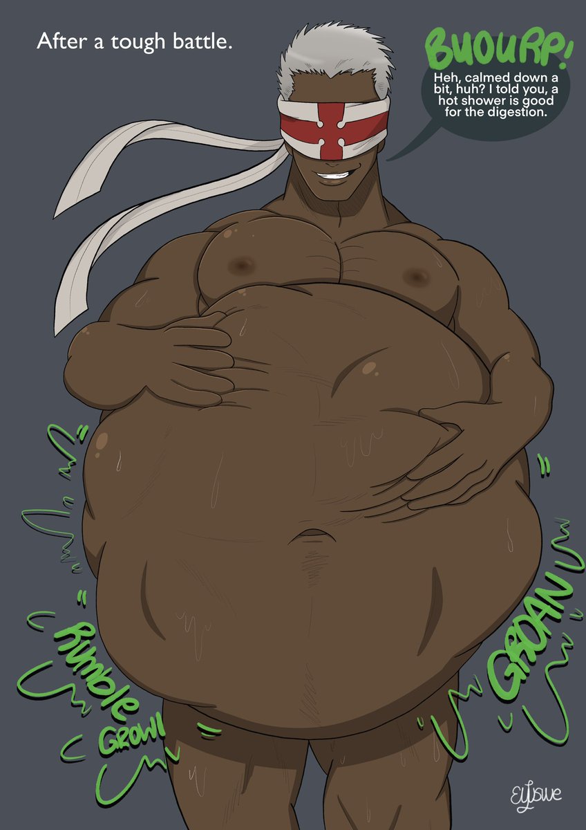 A colab with <a href="/raynsfw1/">raynsfw comms open!</a> again! For Feb this year <3
Part 1 - Here’s Charon from Fire Force sporting a huge, wriggling gut <3 <3 <3

#libbinart #bellykink #vore