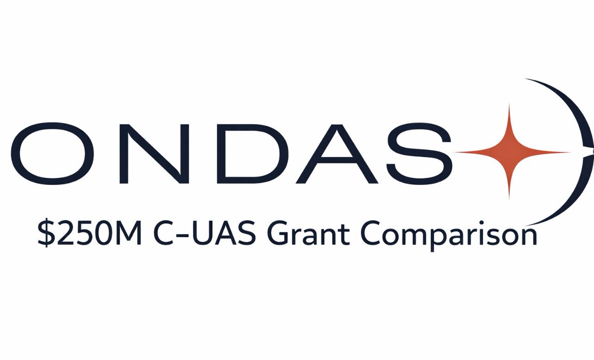 SheriffStrategy's tweet image. $ONDS The $250M C-UAS grant scoring rubric goes as follows : 

- Mitigation capability (30 pts)
- Radar (2 pts)
- Electro Optical/Infrared (2 pts)
- Passive RF (2 pts)
- Remote ID (2 pts)
- Detect/track/identify Chain (2 pts)
- Deployment connectivity (2 pts)
- Wide area DTIM
