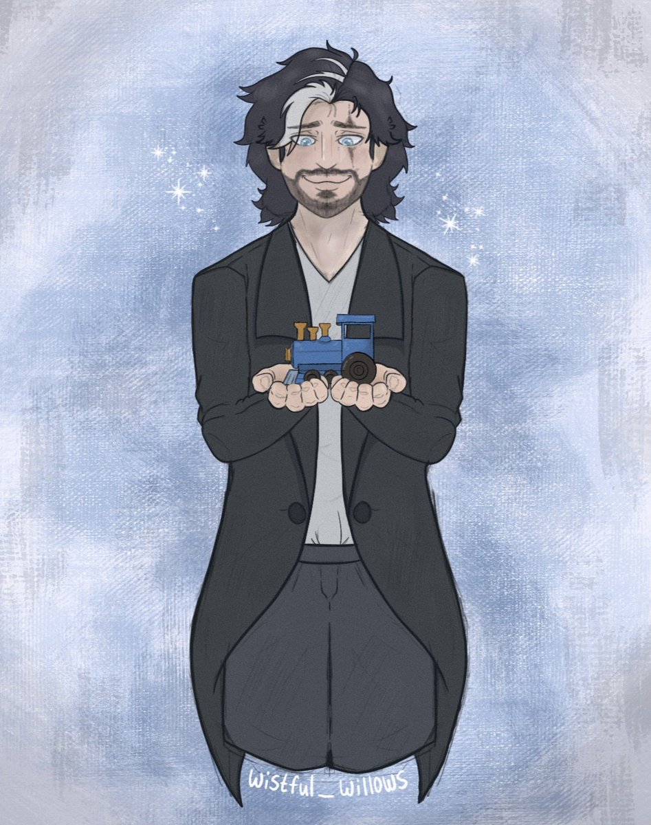 He likes trains :) 🚂

#verso #e33 #e33fanart