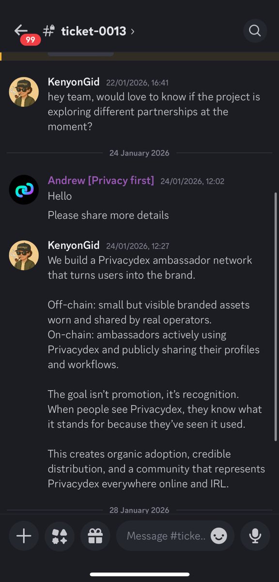 Opportunities are everywhere…

I position myself where value is being built. 

Here I’m pitching scalable growth ideas to a project founder.