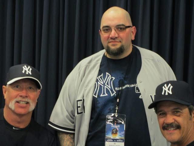 TRex21605's tweet photo. @Yankees Met Gator &amp; Gossage at Spring Training back in ‘13 … Gator did seem like he had lil bit of attitude like he didn’t wanna be there ! Gossage was sweetheart took time to talk to every fan https://t.co/MIFfOoNtkR