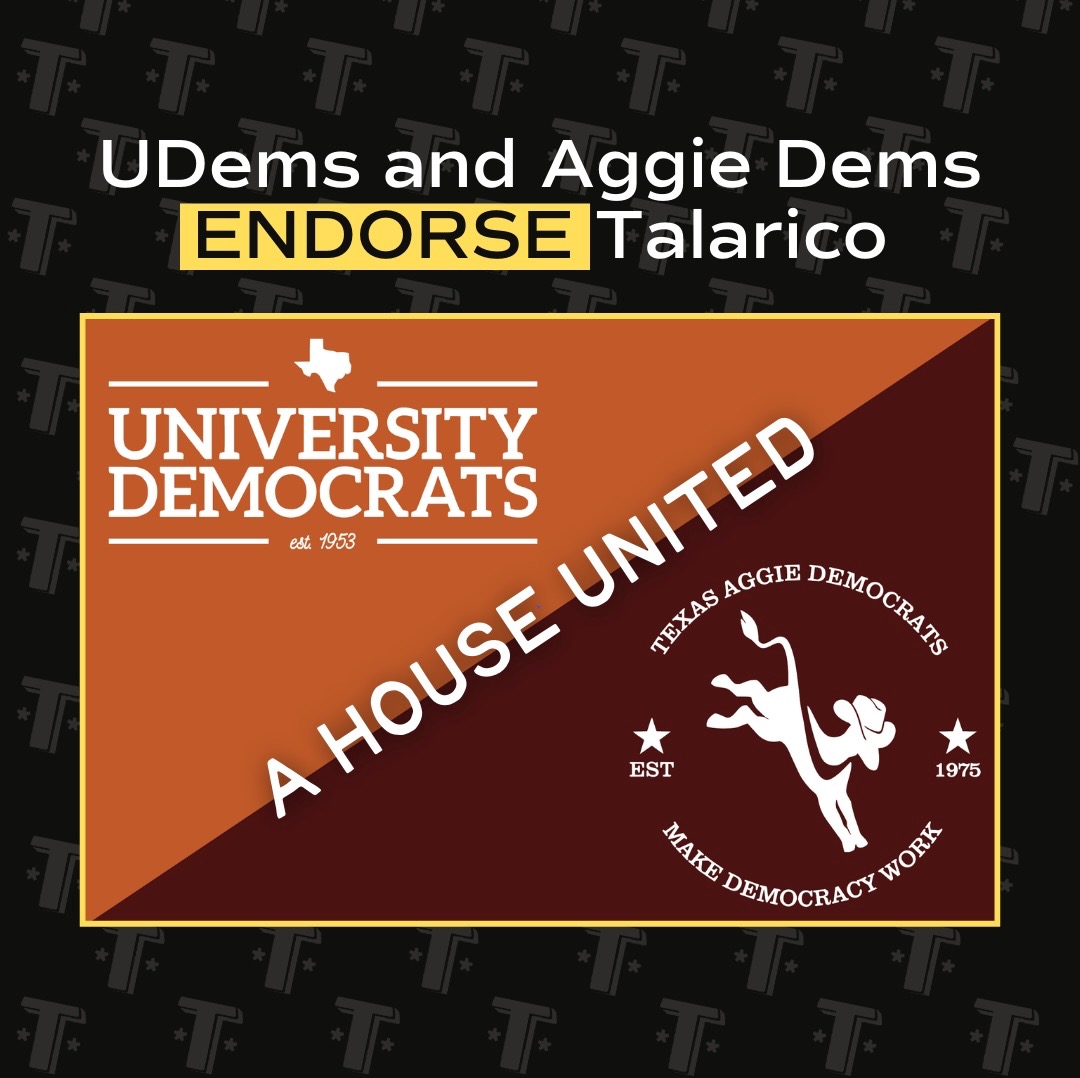 Longhorns and Aggies don't agree on much, but they both agree...

@JamesTalarico should be our next US Senator! 👍🤘