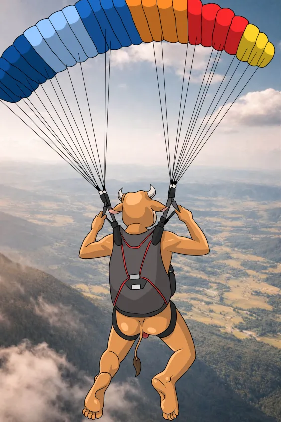 It feels great to be a Mootard, but when the wind blows down there, it tickles a bit.