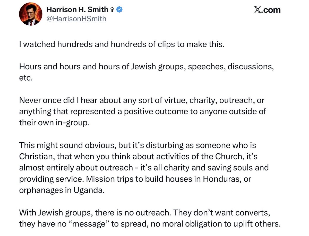 How do you watch ‘Hours and hours and hours’ of speeches and come up with something that’s literally debunked by a 10 second google search?

You don’t. You just lie about it and monetize your hatred.