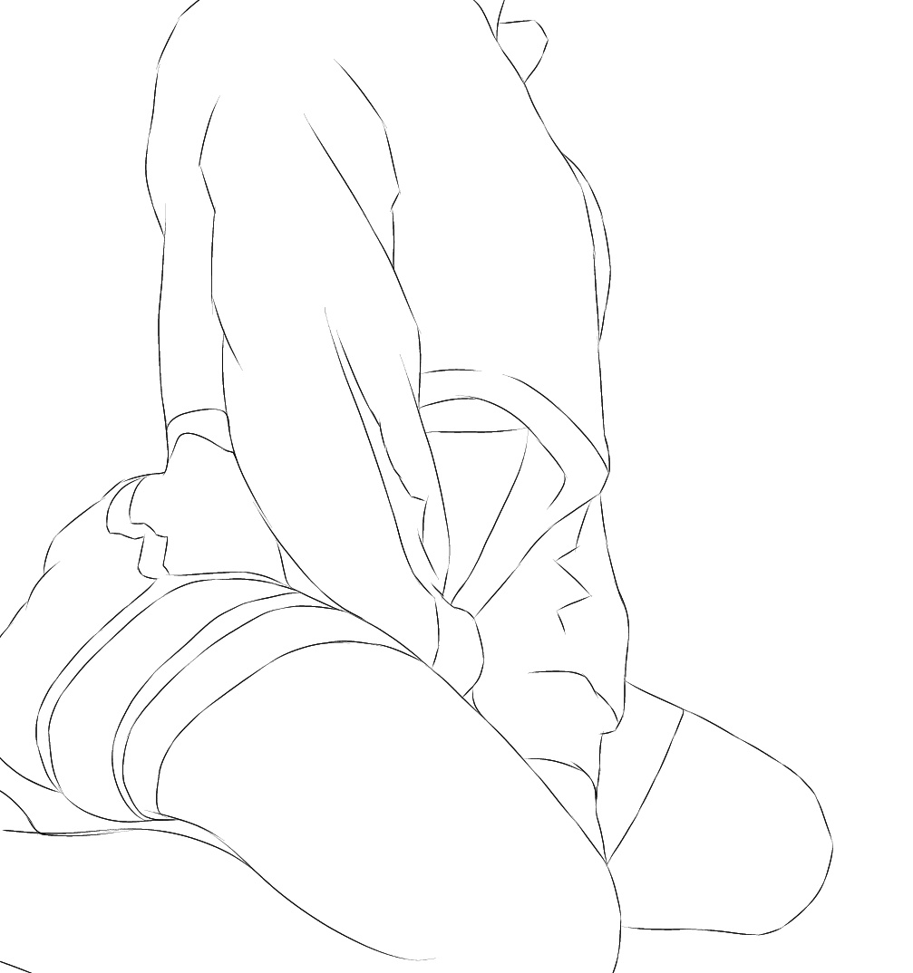 Boceto✍🏻 de una foto real de un femboy
#boceto #femboy #Bosquejo #ibisPaintX #lineart